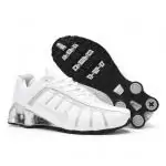 nike shox nz sneakers for hommes for sale blanc argent